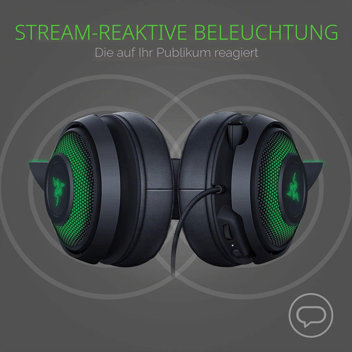 Razer Kraken Kitty Edition - Gaming-Headset (Chroma-Beleuchtung, Verkabelt für plattformübergreifend