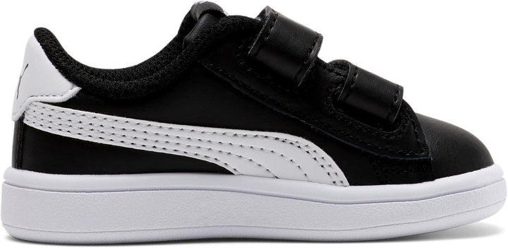 PUMA Unisex Baby Smash V2 L V Inf Sneaker 20 EU Puma Black Puma White, 20 EU Puma Black Puma White