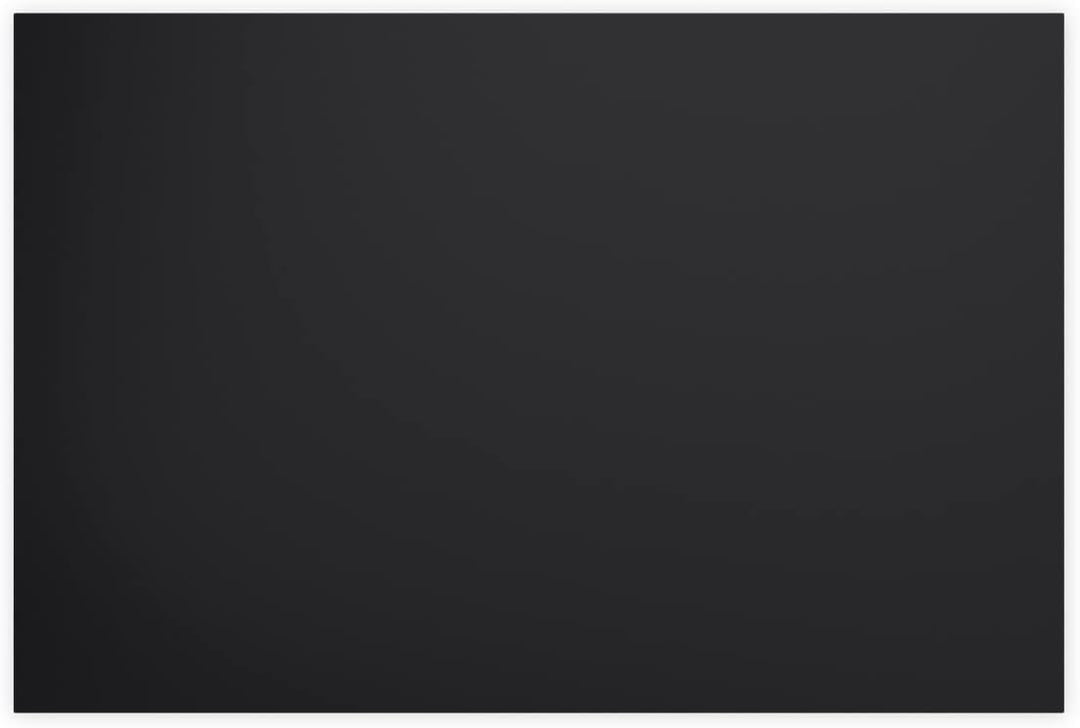 ALLboards Metallische Magnettafel KREIDETAFEL SCHWARZ 60x40cm MetalBoards Memoboard für jede Art von