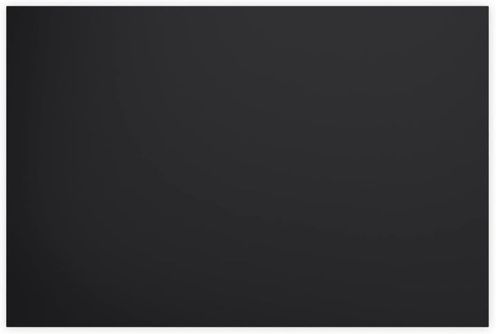 ALLboards Metallische Magnettafel KREIDETAFEL SCHWARZ 60x40cm MetalBoards Memoboard für jede Art von