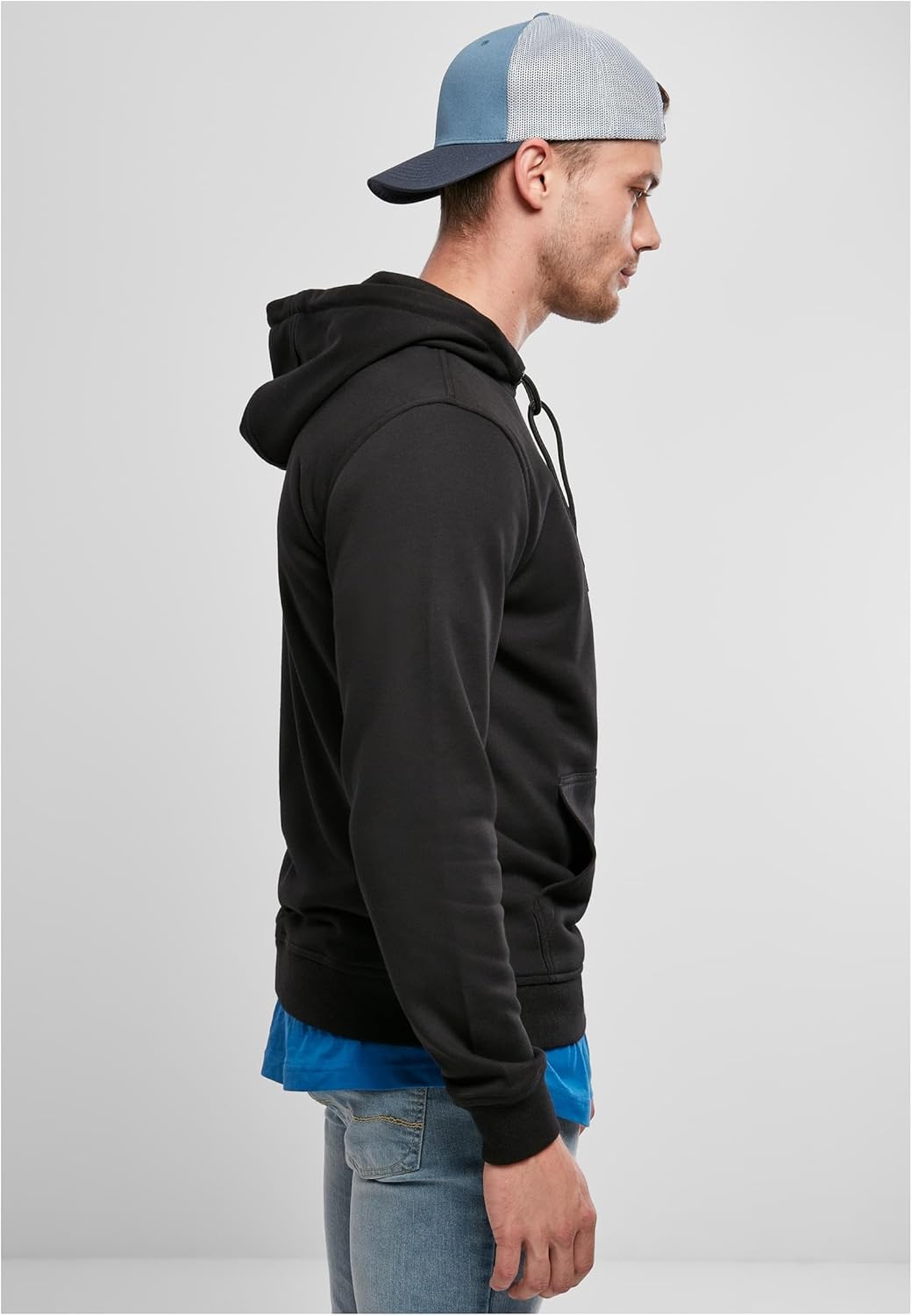 Urban Classics Basic Terry Hoody Männer Kapuzenpullover schwarz Basics, Streetwear S Schwarz, S Schw