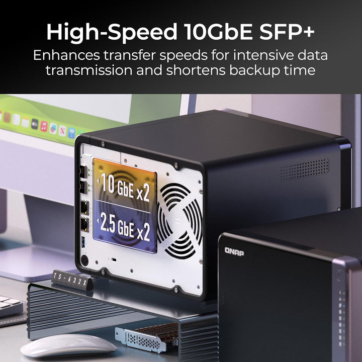 QNAP NAS TS-632X-4G (6 Bay) 6 Einschübe, 6 Einschübe