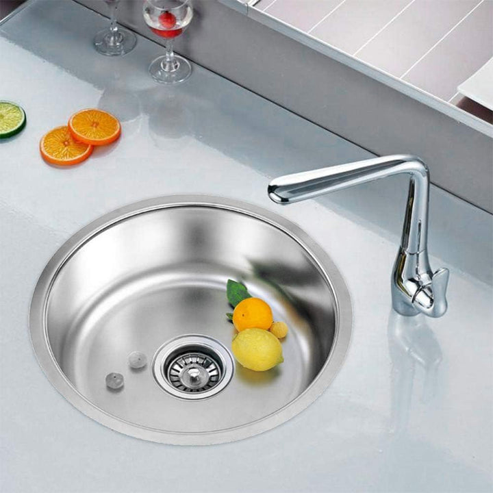 Küchenspüle Edelstahl, mit Abflussrohr, Spülbecken 1 Becken, eingebettete Installation, Spüle, Prima