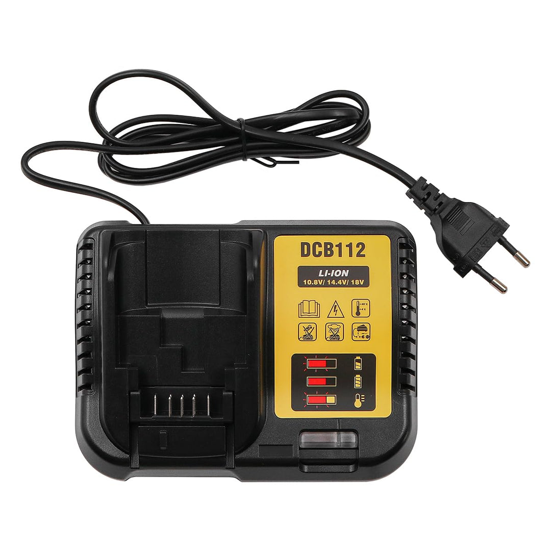 Namvo DCB112 Ersatz-Akkuladegerät für Akkuladegerät, kompatibel mit 10,8–20 V Max XR Lithium-Akku
