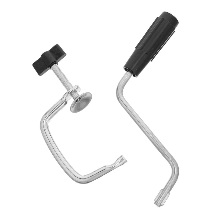 Cabilock Manuelle 15x6,5x2,6cm und Tischklemme aus Metall Nudelmaschine Ersatzteile Satz mit Kurbel
