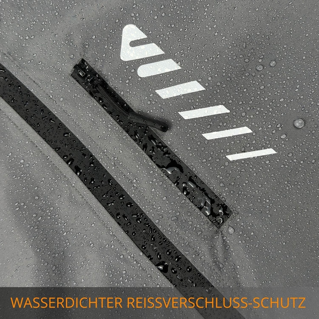 Lo.gas Herren Regenjacke wasserdicht mit Kapuze,Regenmantel für Radfahren Laufen Windbreaker Allwett