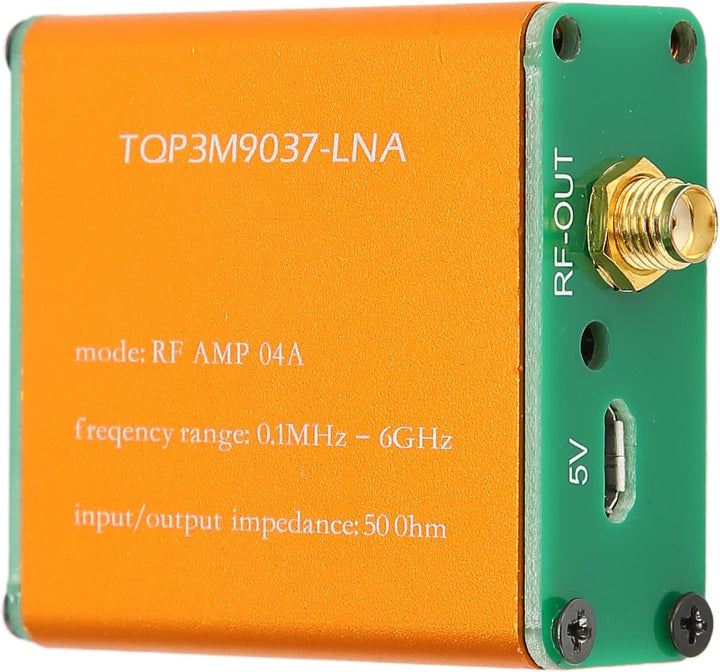Rauscharmer 0,1 MHz 6 GHz Verstärker, 20 dB LNA Verstärker mit Hoher Verstärkung für Kurzwelle, UKW