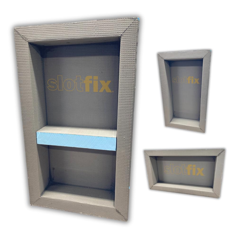 slotfix® befliesbare montagefertige Wandnische 60x30x10cm als Duschablage im Trockenbau mehr Staurau
