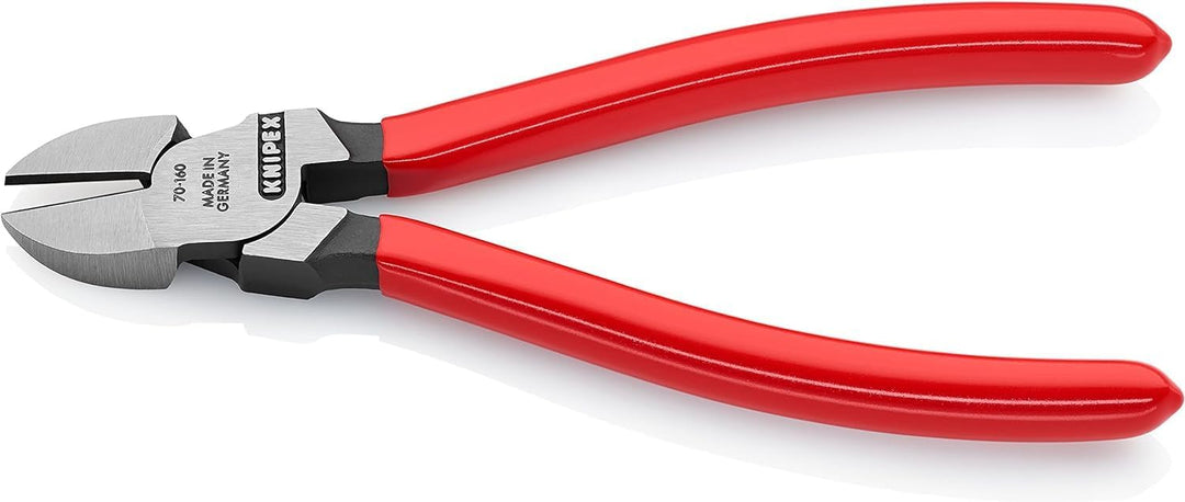 Knipex Seitenschneider schwarz atramentiert, mit Kunststoff überzogen 160 mm (SB-Karte/Blister) 70 0