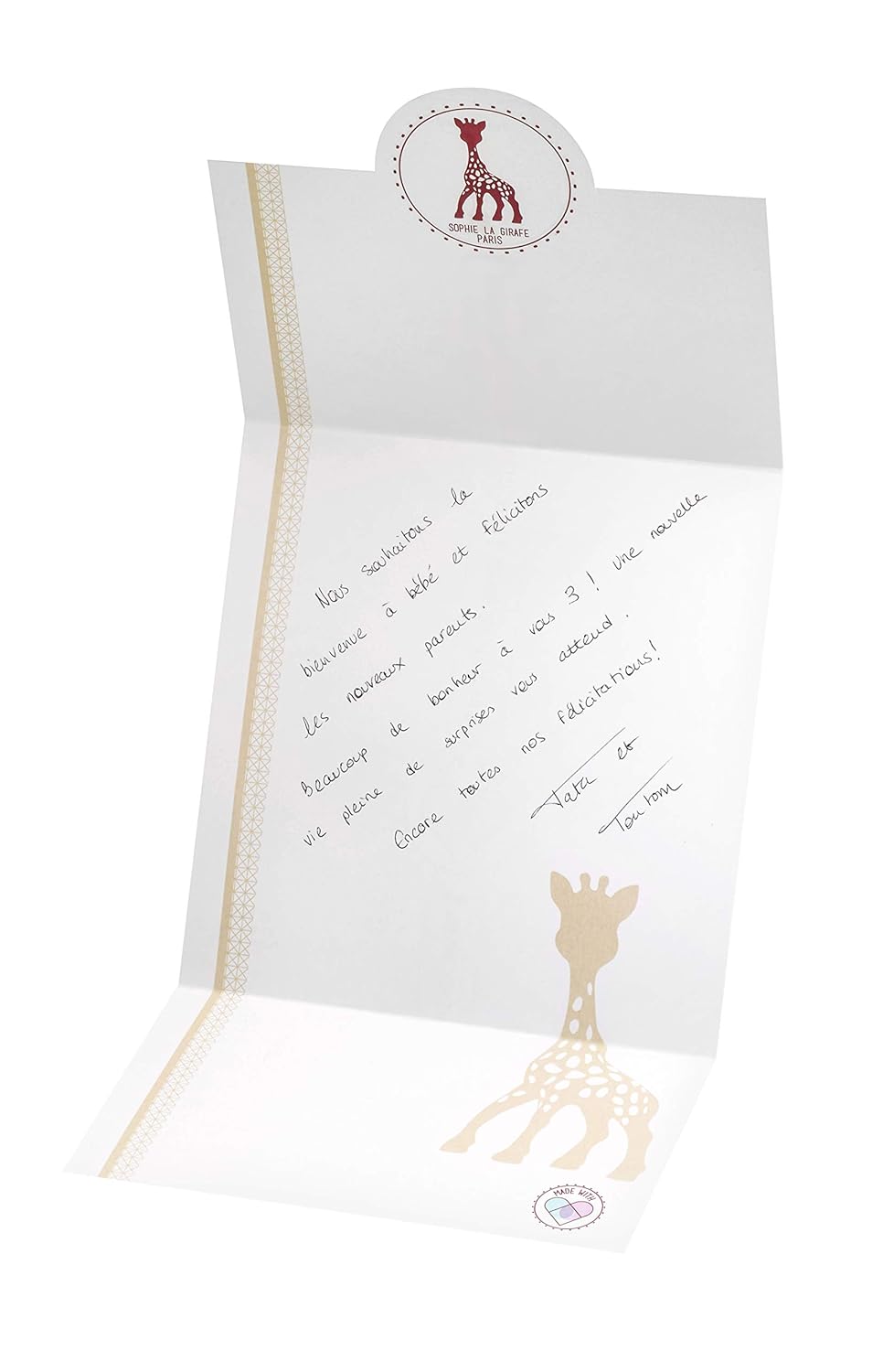 Sophie la girafe Geschenkset für Babys mit Rassel und Beissring Classic Creation Set 3, Classic Crea