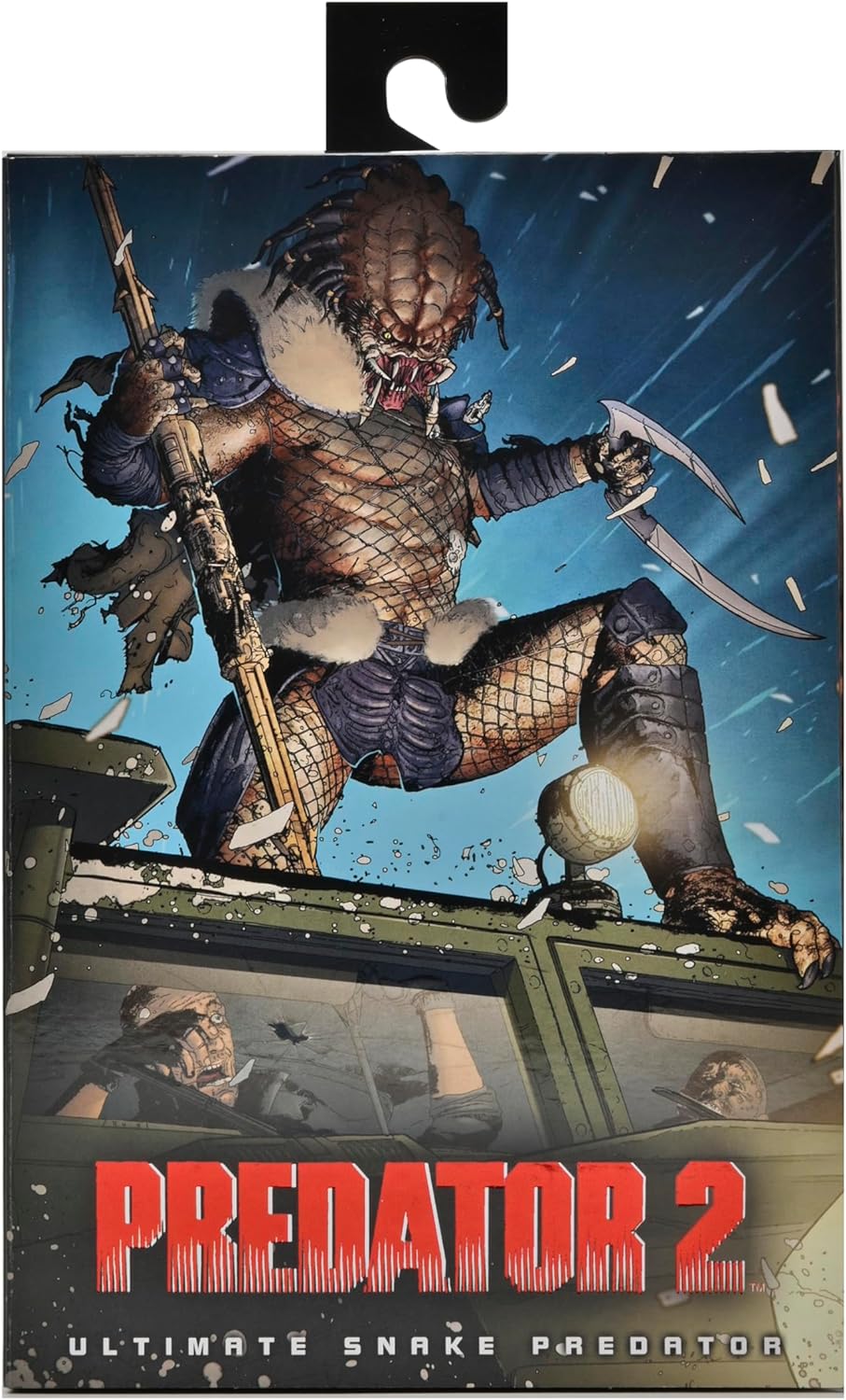 NECA Predator 2-7Ë Actionfigur Ultimate Snake Predator schwarz/blau/grün, 100% Kunststoff, in Gesche