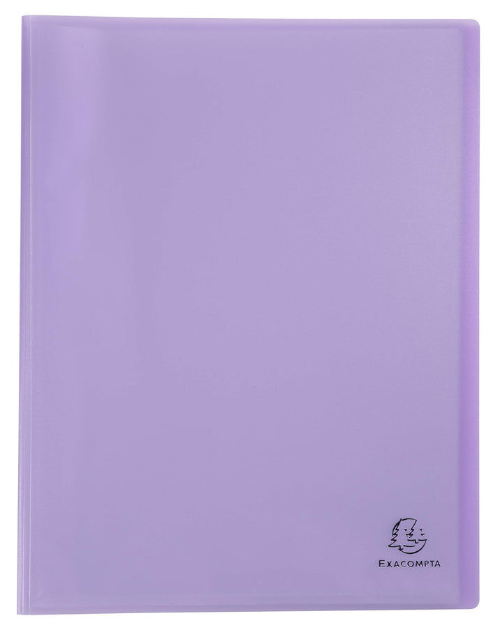 Exacompta 88475E 5er Pack Kunststoff-Sichtmappe Chromaline Pastell 80 Klarsichthüllen, 160 Sichten E