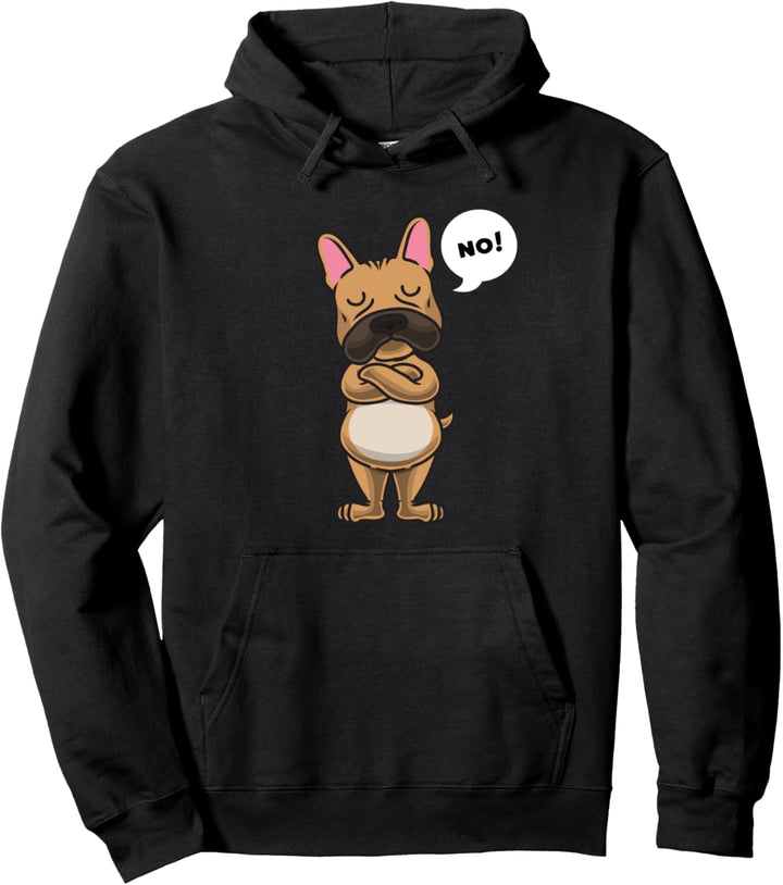 Sturer Frenchie Hund lustig Französische Bulldogge Pullover Hoodie