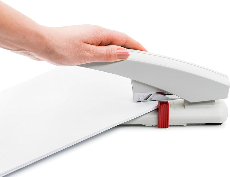 Novus B 40 Blockheftgerät (Bürotacker mit variabler Einlegetiefe bis 55 mm, 100 Blatt, Antiblockiers