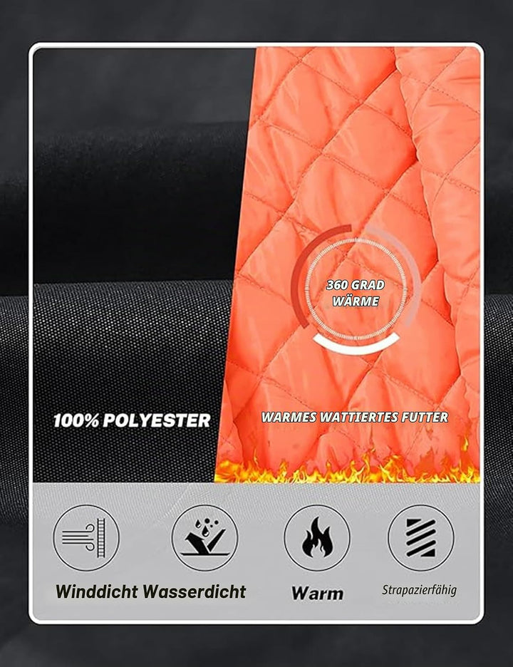 MoFiz Bomberjacke Herren Warm Gefüttert Winterjacke Übergangsjacke US Fliegerjacke Militär Bomber St