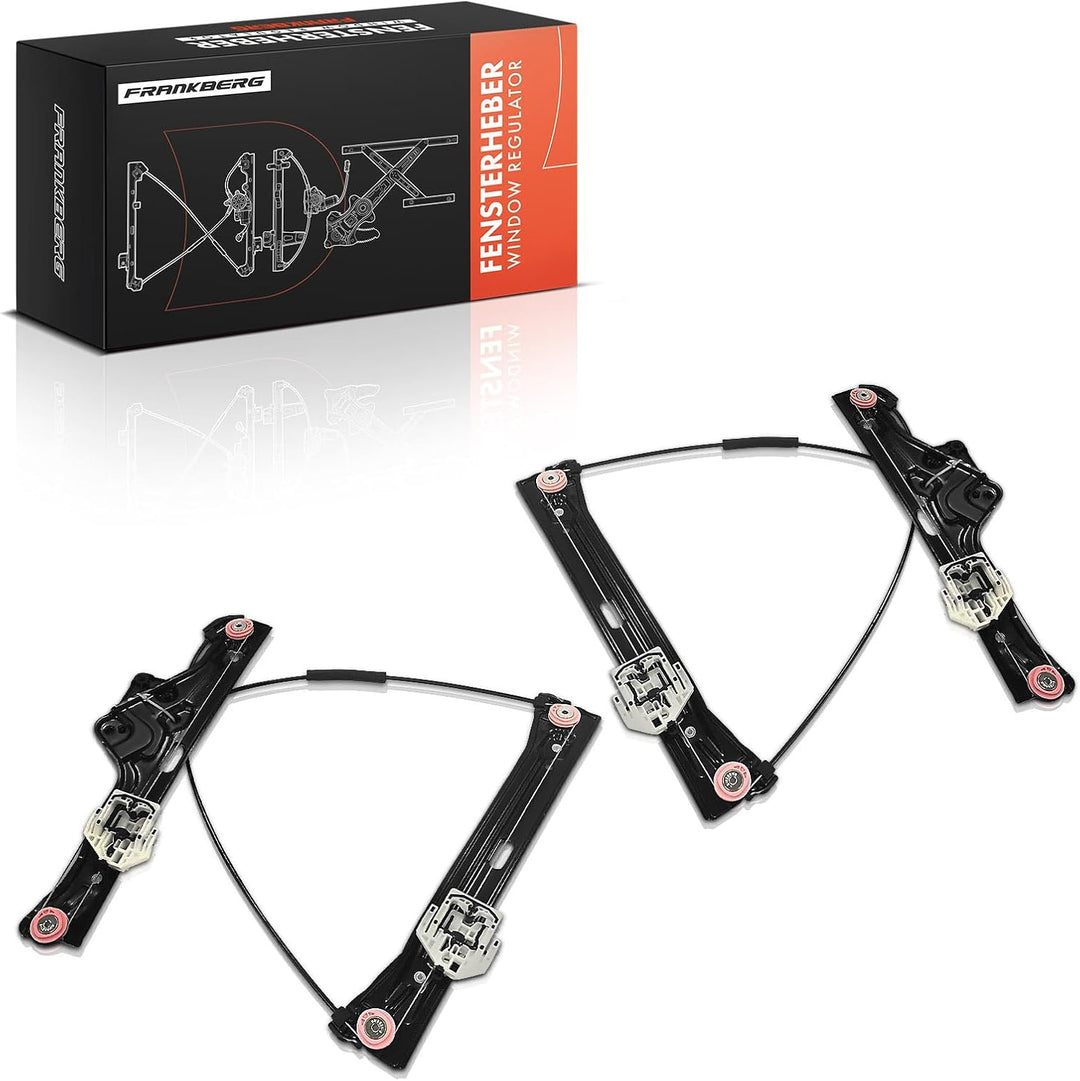 Frankberg 2x Fensterheber Elektrisch Ohne Motor Vorne Links Rechts Kompatibel mit M.i.n.i F55 Schräg