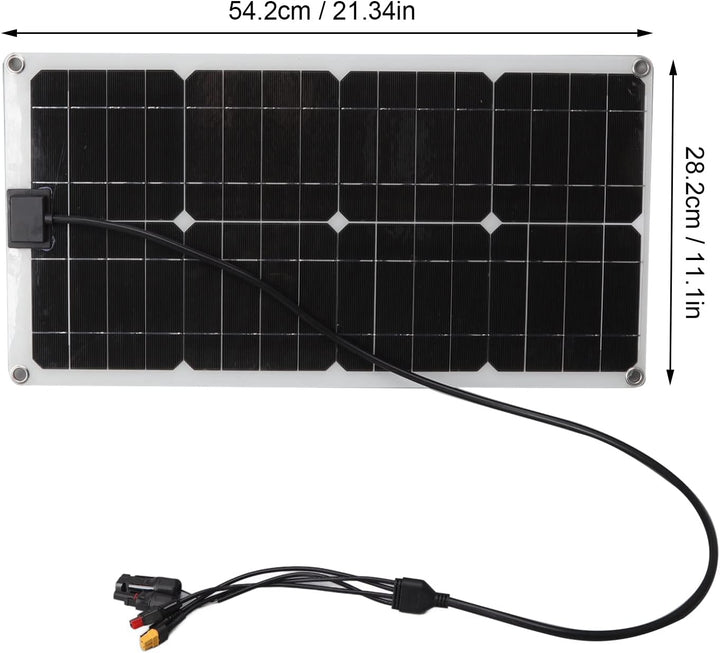 100 W Solarpanel XT60 DC-Anschluss Wasserdichtes Solarladegerät für den Aussenbereich