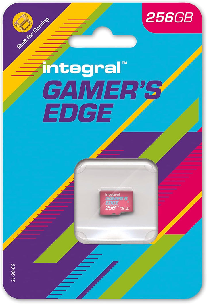 Integral 256GB Gamer's Edge Micro SD Card für die Nintendo Switch - Schnelles Laden & Speichern von
