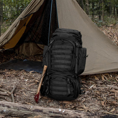 Mardingtop 50/60 Liter Erwachsene Taktischer Trekkingrucksacke Rucksack Outdoor Wanderrucksäcke Schw