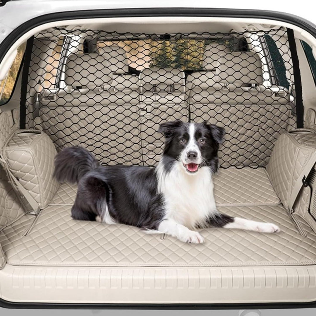 bangminda Trennnetz für den Kofferraum von Haustieren Schutzgitter Auto Barriere Trennnetz Hundegitt