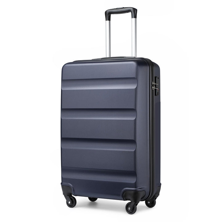 KONO Koffer Trolley Handgepäck Leicht Hartschalenkoffer aus ABS Reisekoffer mit 4 Rollen Gross Koffe