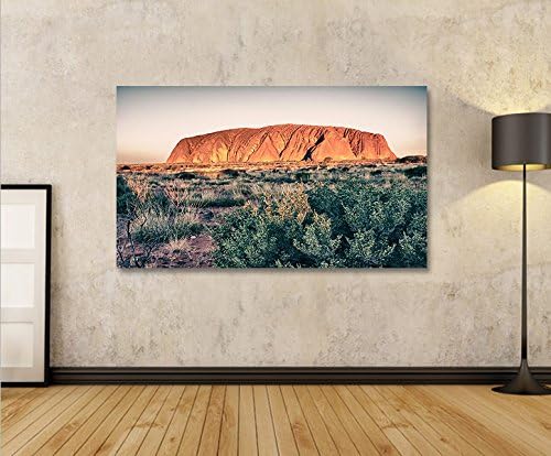 islandburner Bild Bilder auf Leinwand Ayers Rock Uluru Australien 1p XXL Poster Leinwandbild Wandbil