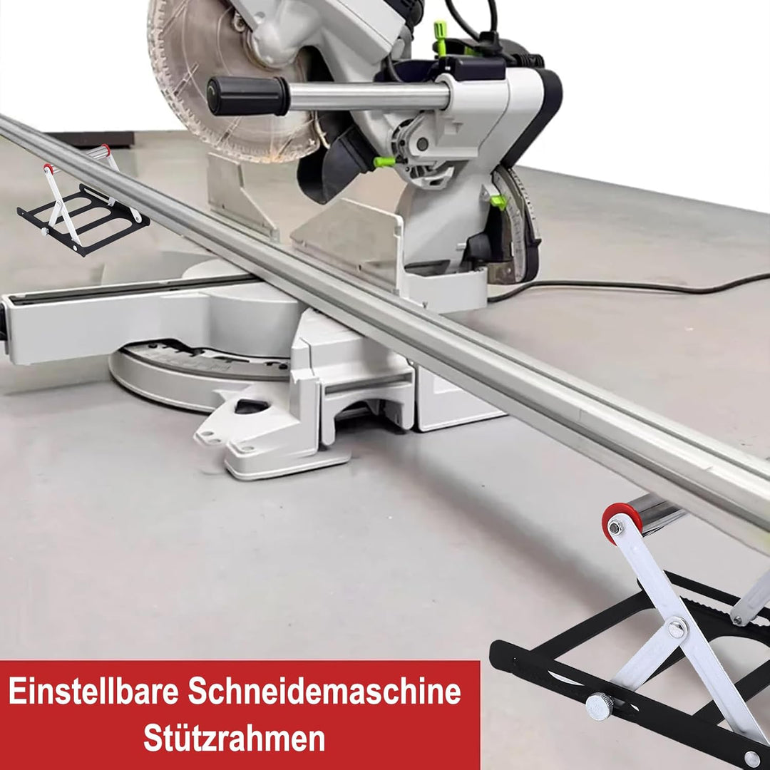 Sadodo 2 STK Verstellbarer Stützrahmen Für Schneidemaschinen,Faltbare Einstellbare Schneidemaschine