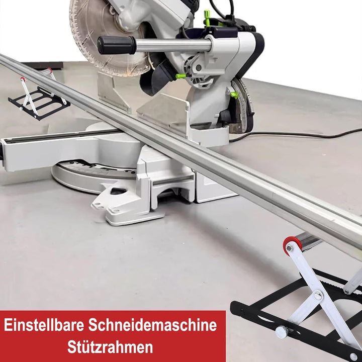 Sadodo 2 STK Verstellbarer Stützrahmen Für Schneidemaschinen,Faltbare Einstellbare Schneidemaschine