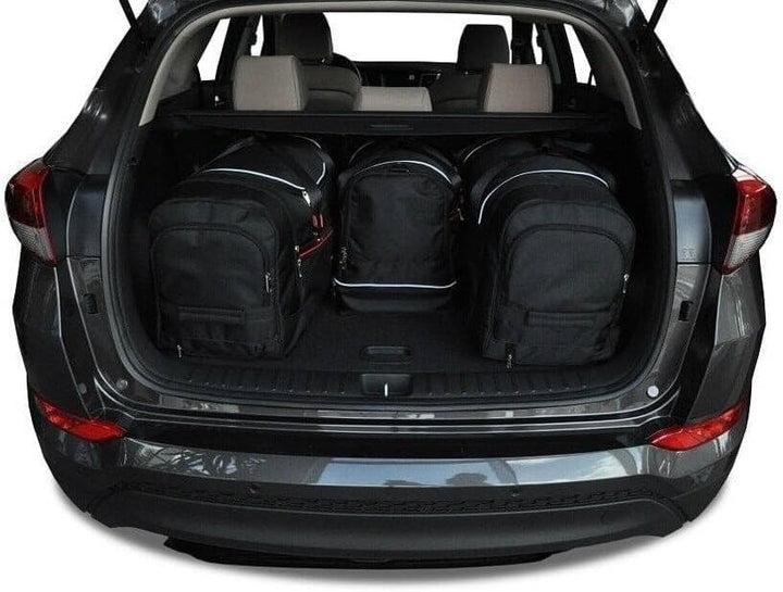 KJUST Kofferraumtaschen 4 stk kompatibel mit HYUNDAI TUCSON III (TL) 2015-2020