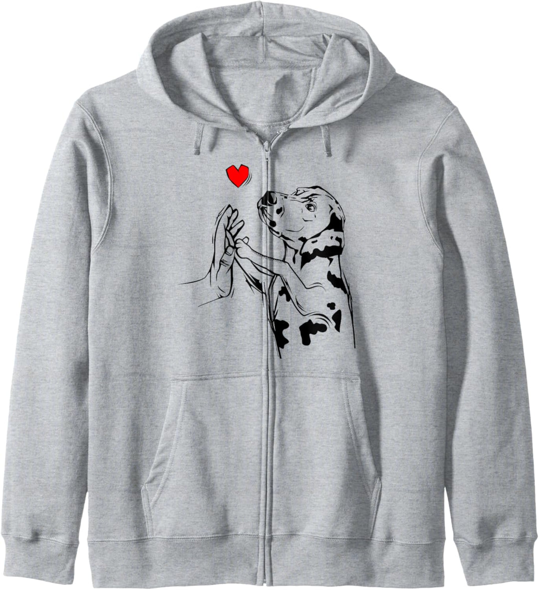 Dalmatiner Liebe Frauchen Hunde Geschenkidee Kapuzenjacke
