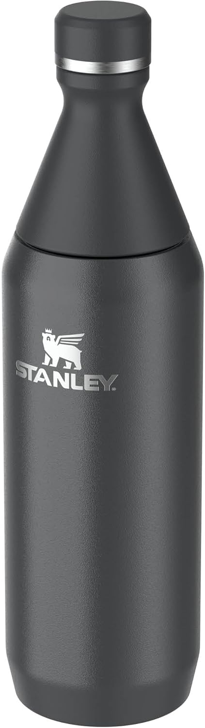 Stanley All Day Slim Trinkflasche Edelstahl 0.6L - Thermosflasche Kühlt 6 Stunden - 11 Stunden Eisge