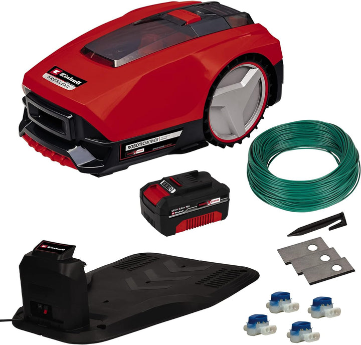 Einhell Mähroboter FREELEXO 750 LCD BT+ Power X-Change (Lithium-Ionen, Multizonen-Mäher, App-Steueru