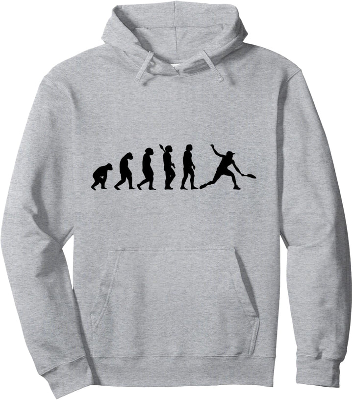 Tennisspieler Evolution Tennis Trainer Tenniscoach Geschenk Pullover Hoodie