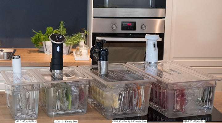 LIPAVI C10L-JOL Deckel für den LIPAVI C10 Sous-Vide Behälter, hergestellt für den ChefSteps Joule Ta