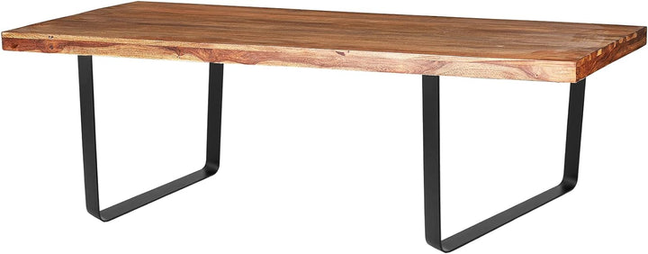 PrimeMatik - Beine für Kleiner Tisch rechteckig aus Stahl 480 x 45 x 420 mm 2-Pack