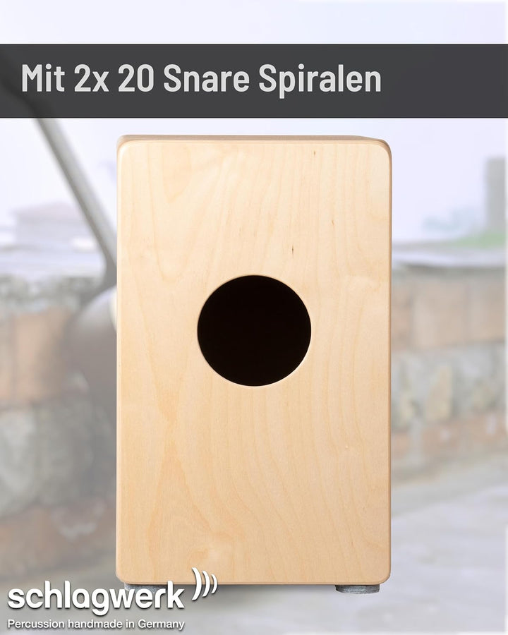 Schlagwerk - CP91 - Cajon Rudiments Hard Coal Stripes