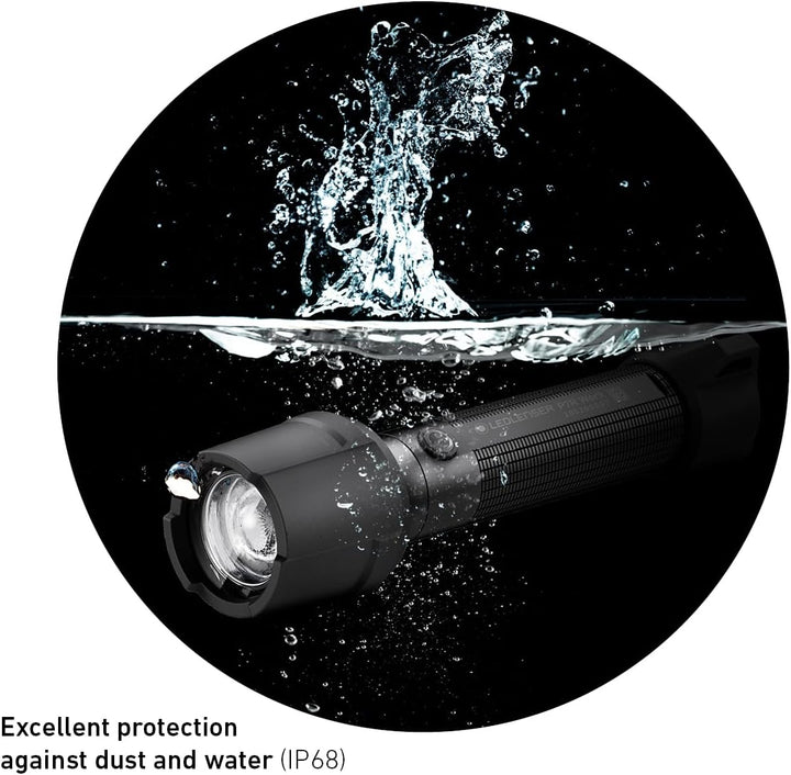 Ledlenser P7R Work Robust Taschenlampe LED, aufladbar 21700 Lithium Akku, wasserdicht IP68, 900 Lume