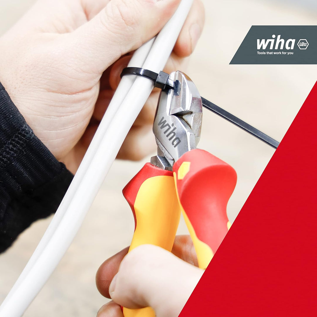 Wiha Seitenschneider Professional electric mit DynamicJoint® 180 mm I vde Kabelschneider I Universal