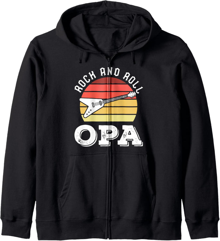 Rock and Roll Opa Rock 'n' Roll Fan Kapuzenjacke