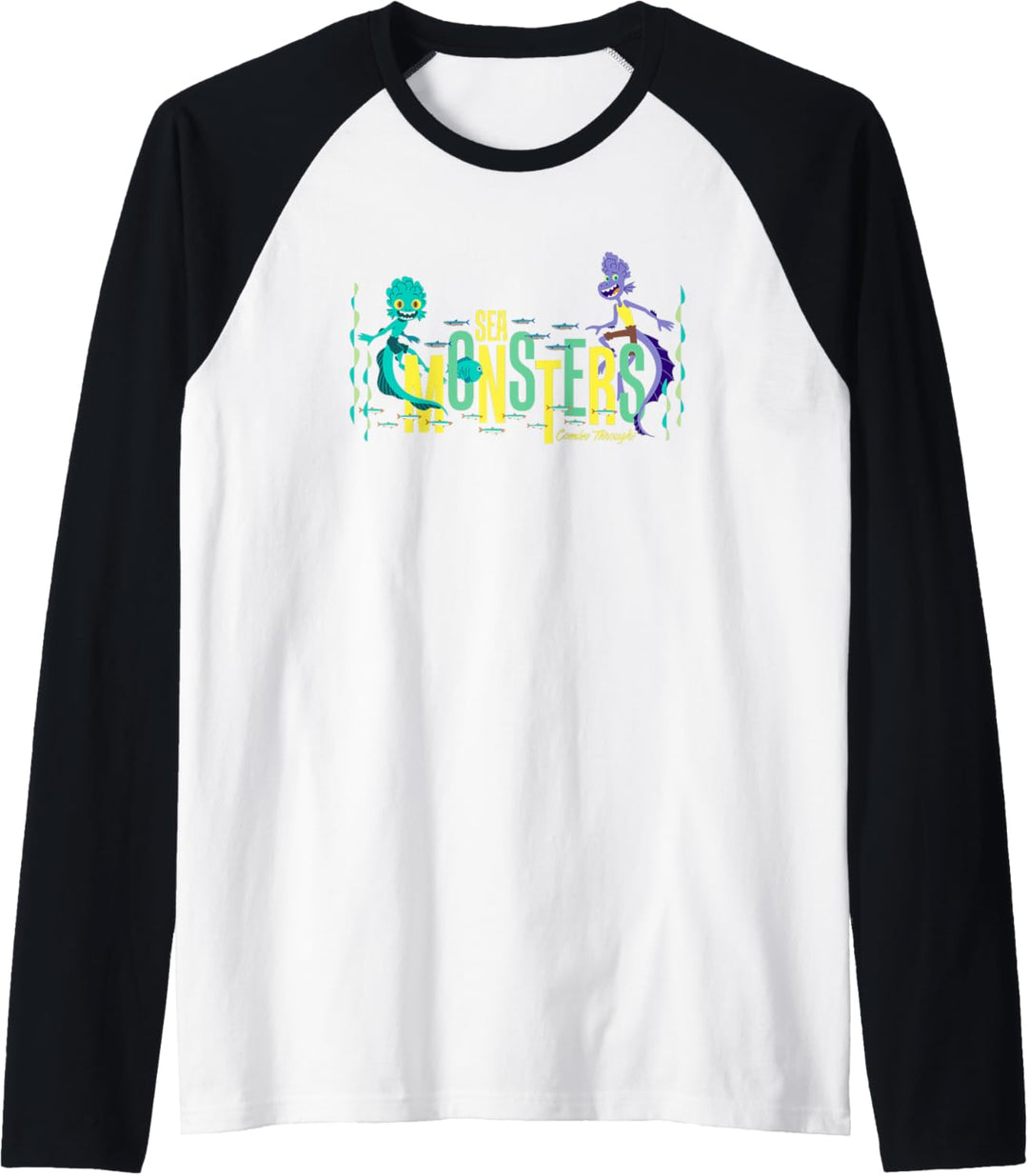 Disney Pixar Luca & Alberto Sea Monsters Text Raglan