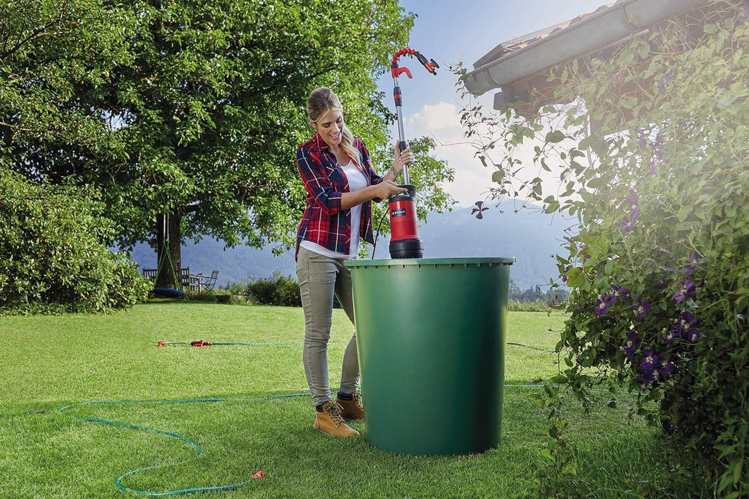 Einhell Regenfasspumpe GE-PP 5555 RB-A (550 Watt, 2in1-Kombipumpe - Tauchdruck- und Regenfasspumpe,