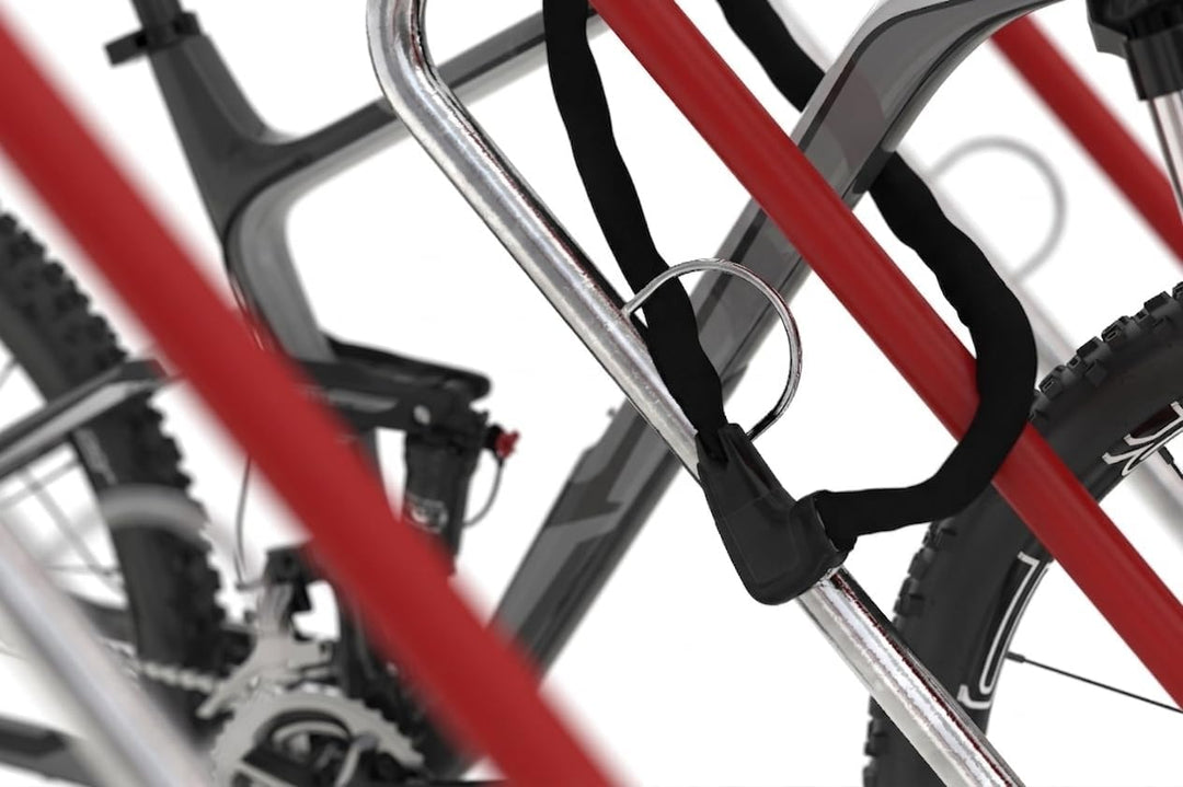 Anlehnparker 0502 XBF | einseitig | Fahrradständer für 2 Fahrräder | zum Aufdübeln | Stahl verzinkt