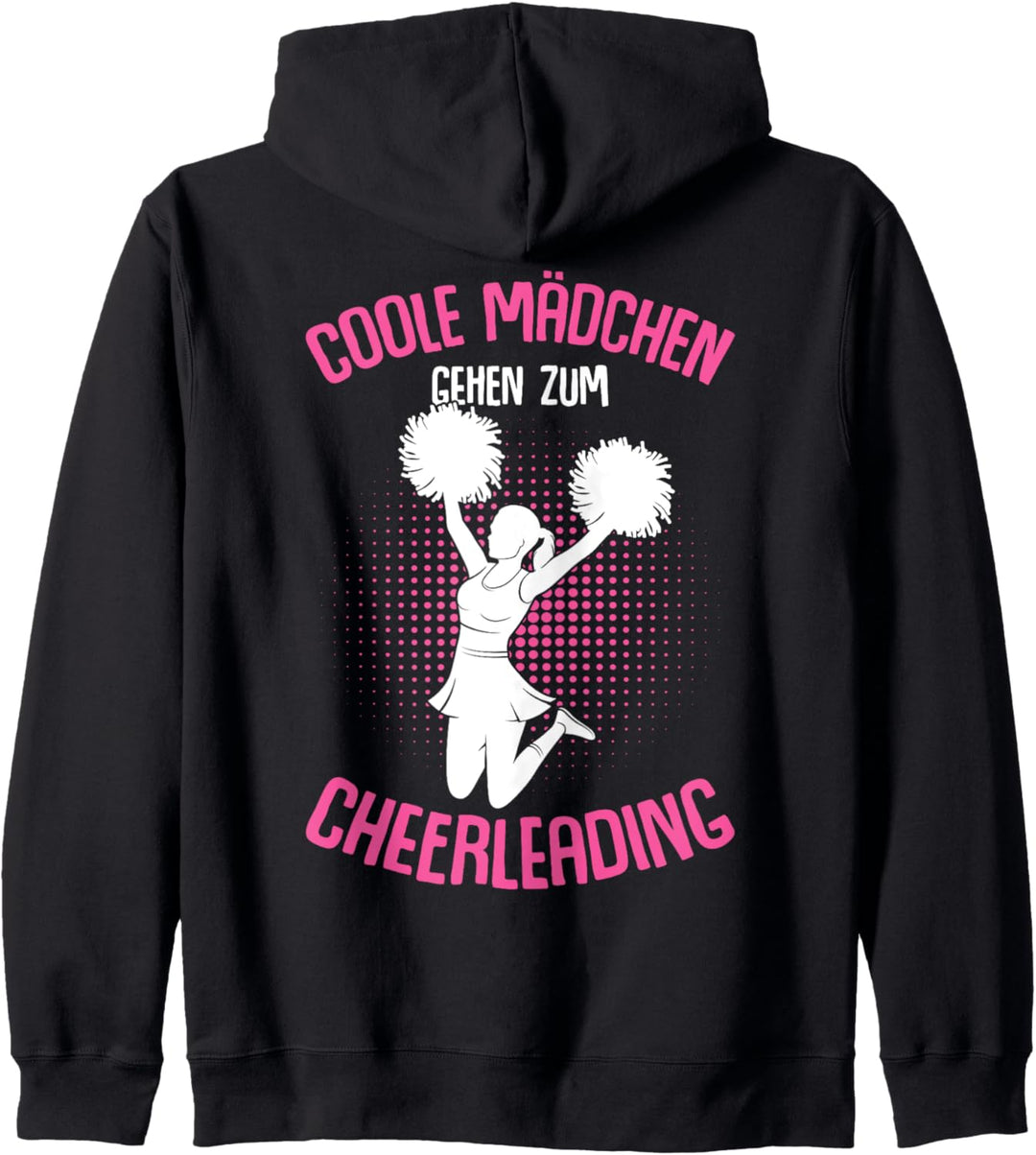 Coole Mädchen gehen zum Cheerleading Cheerleader Cheer Kapuzenjacke