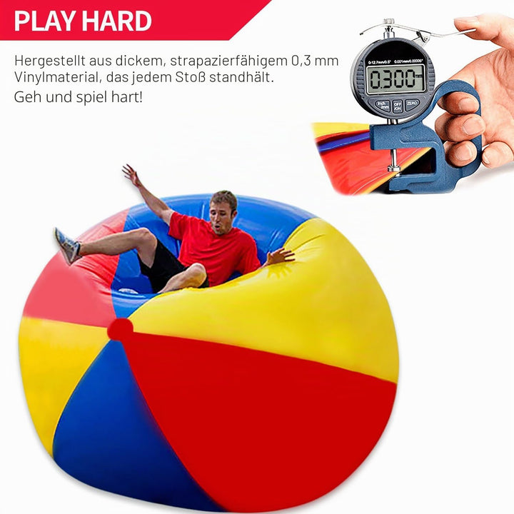Neuheit Platz Riesen aufblasbarer Wasserball, 150cm Pool Spielzeug für Kinder &amp; Erwachsene - Jumbo G