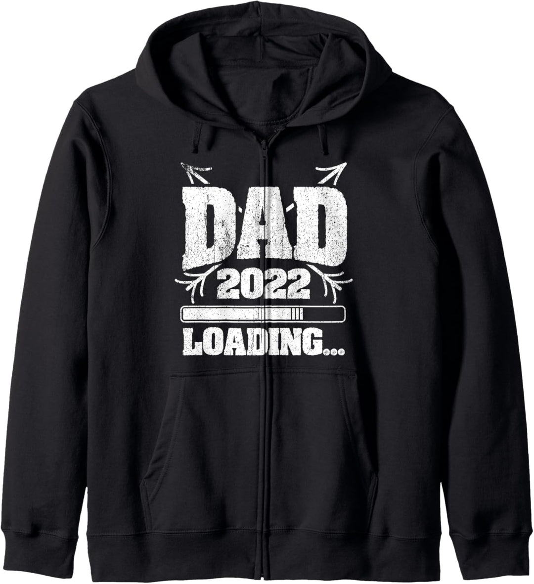 Dad 2022 Loading Schwangerschaft Vatertag Geschenk Kapuzenjacke