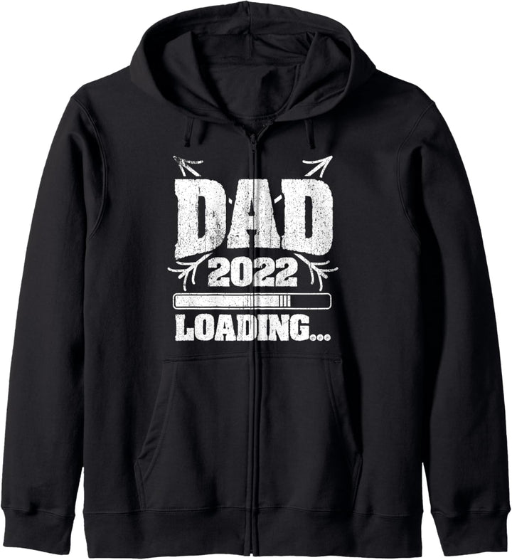 Dad 2022 Loading Schwangerschaft Vatertag Geschenk Kapuzenjacke