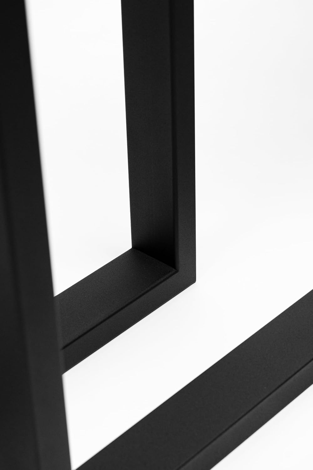Homemetall 2 Stück Massive TISCHGESTELLE, Tischkufen für DIY Möbel wie Esstisch, Schreibtisch, Bistr