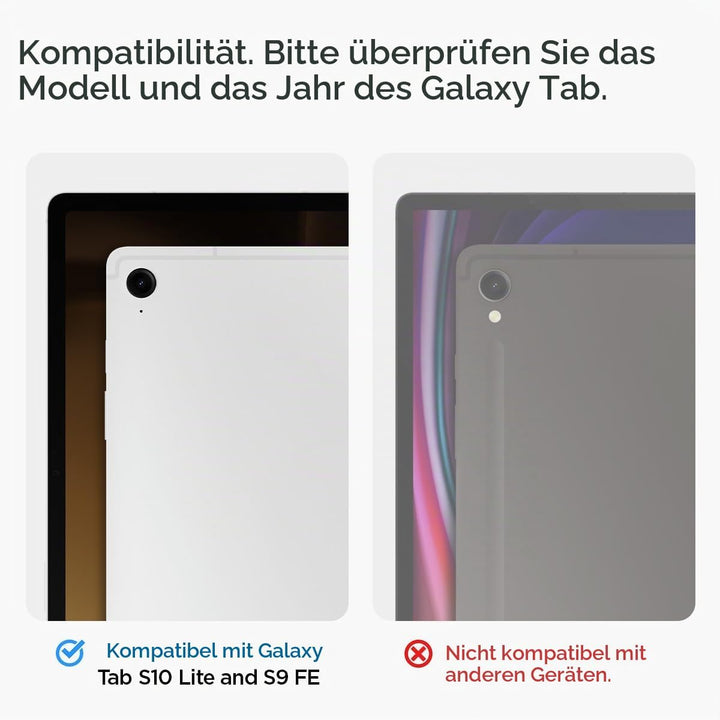 Spigen Rugged Armor Pro Hülle Entwickelt für Samsung Galaxy Tab S10 Lite (2025) / S9 FE (2023) - Sch