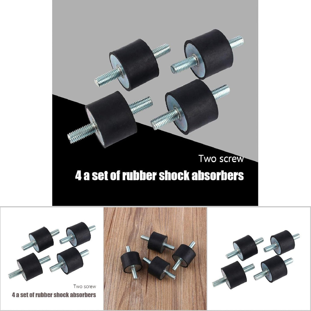 Hilitand 4 Stück M10 40 x 30 mm Stossdämpfer Gummihalterung Anti-Vibration Gummihalterung Stossdämpf