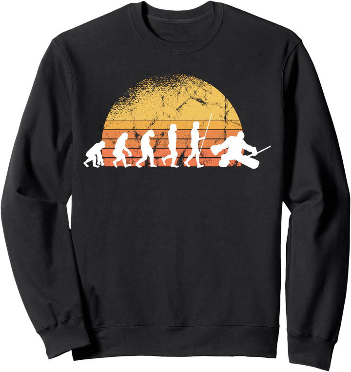 Eishockey Torwart I Goalie | Ice Hockey Evolution Geschenk Sweatshirt